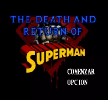 Image n° 4 - screenshots  : Death and Return of Superman, The